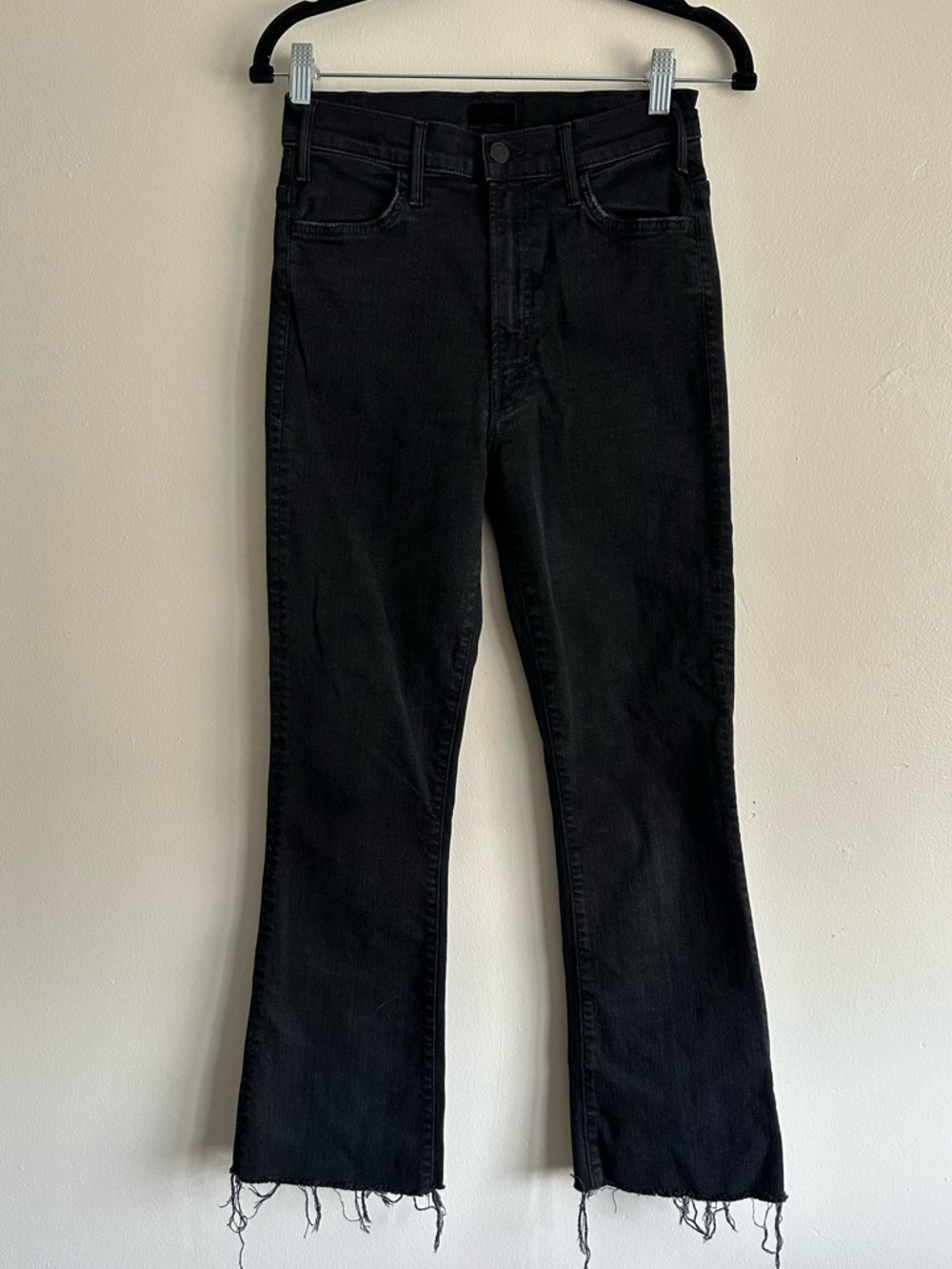 Mother The Hustler Ankle Fray Not Guilty Black Size 26
